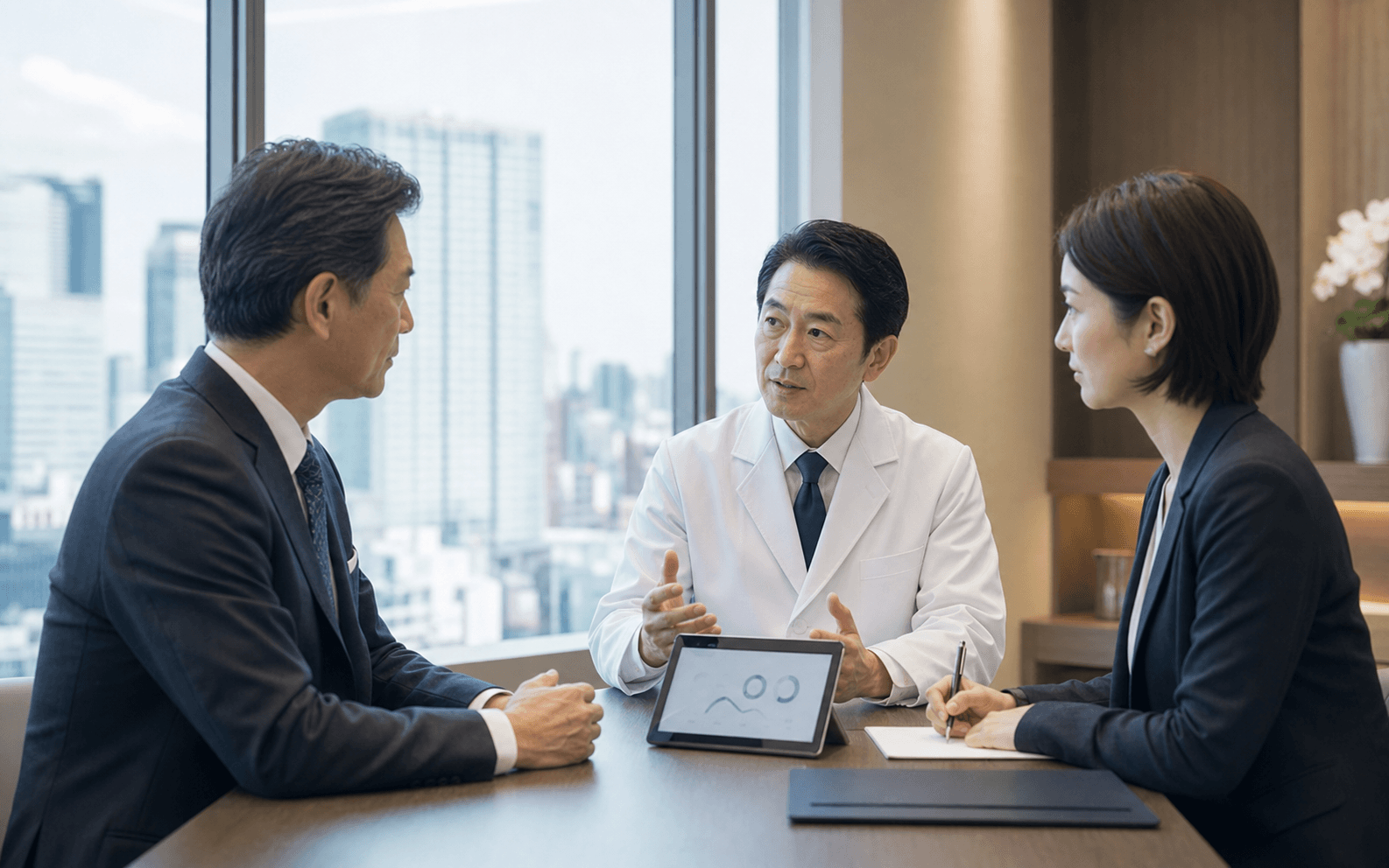 Executive health checkup consultation in Japan